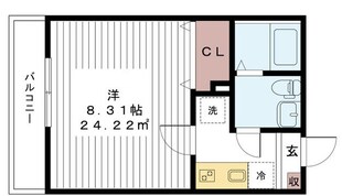 ＡＪ八潮ＳｏｕｔｈⅠの物件間取画像